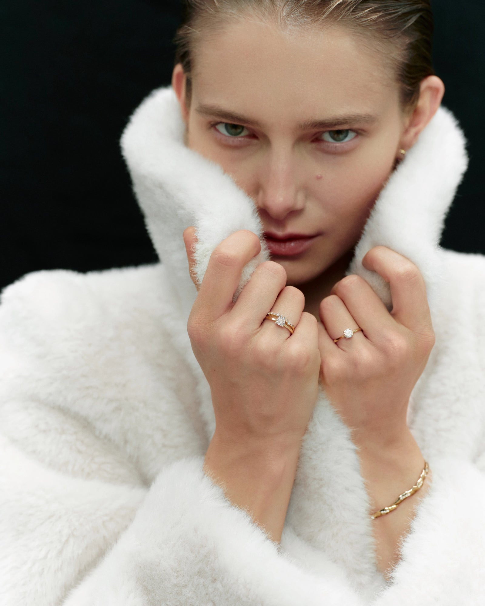Golden jewellery