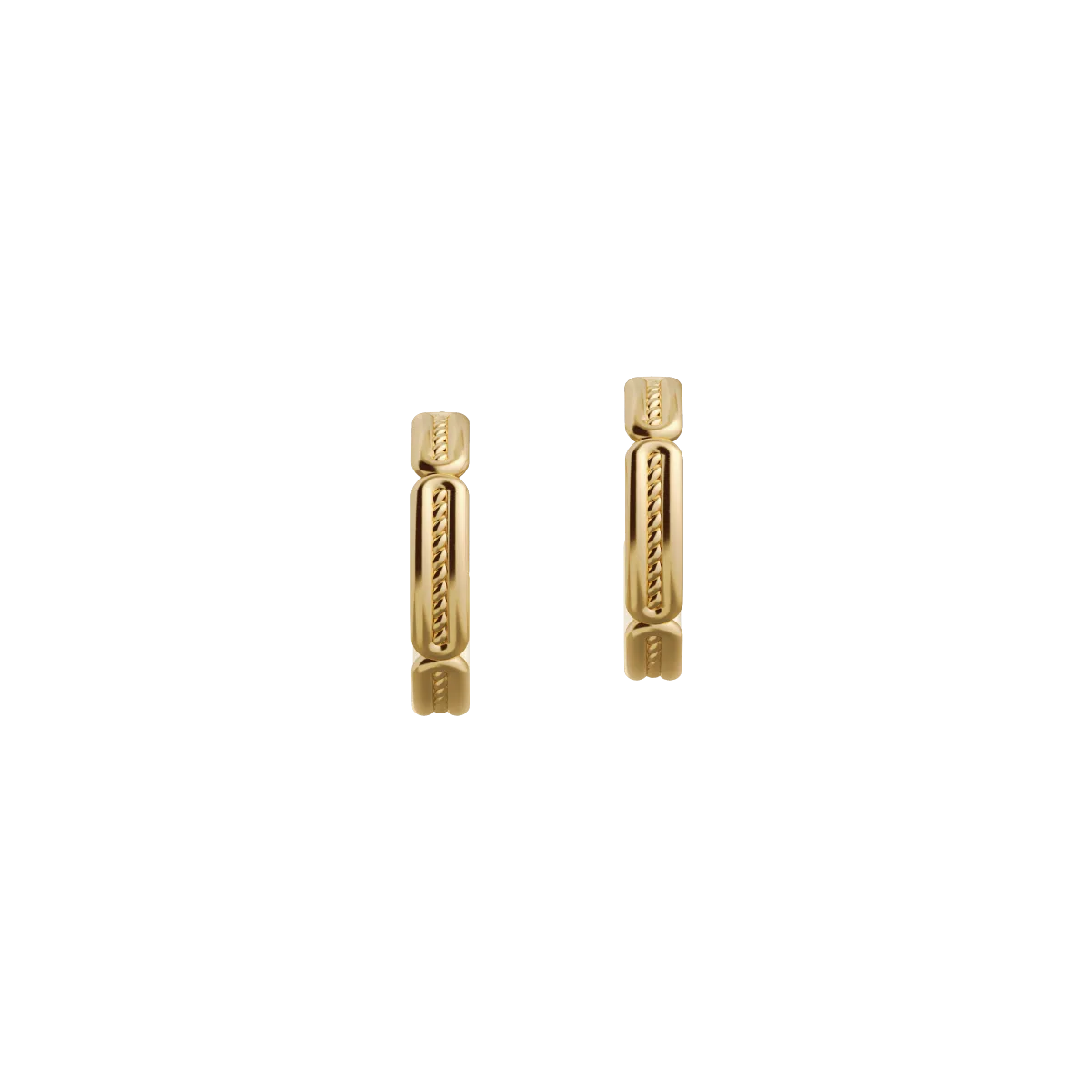 Złote kolczyki Elements złoto 14k 18k 585 Warszawa Kraków atelier Beller