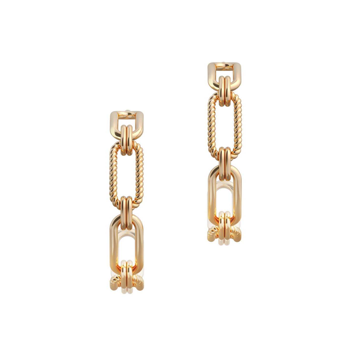 Gold earrings Elements N°9