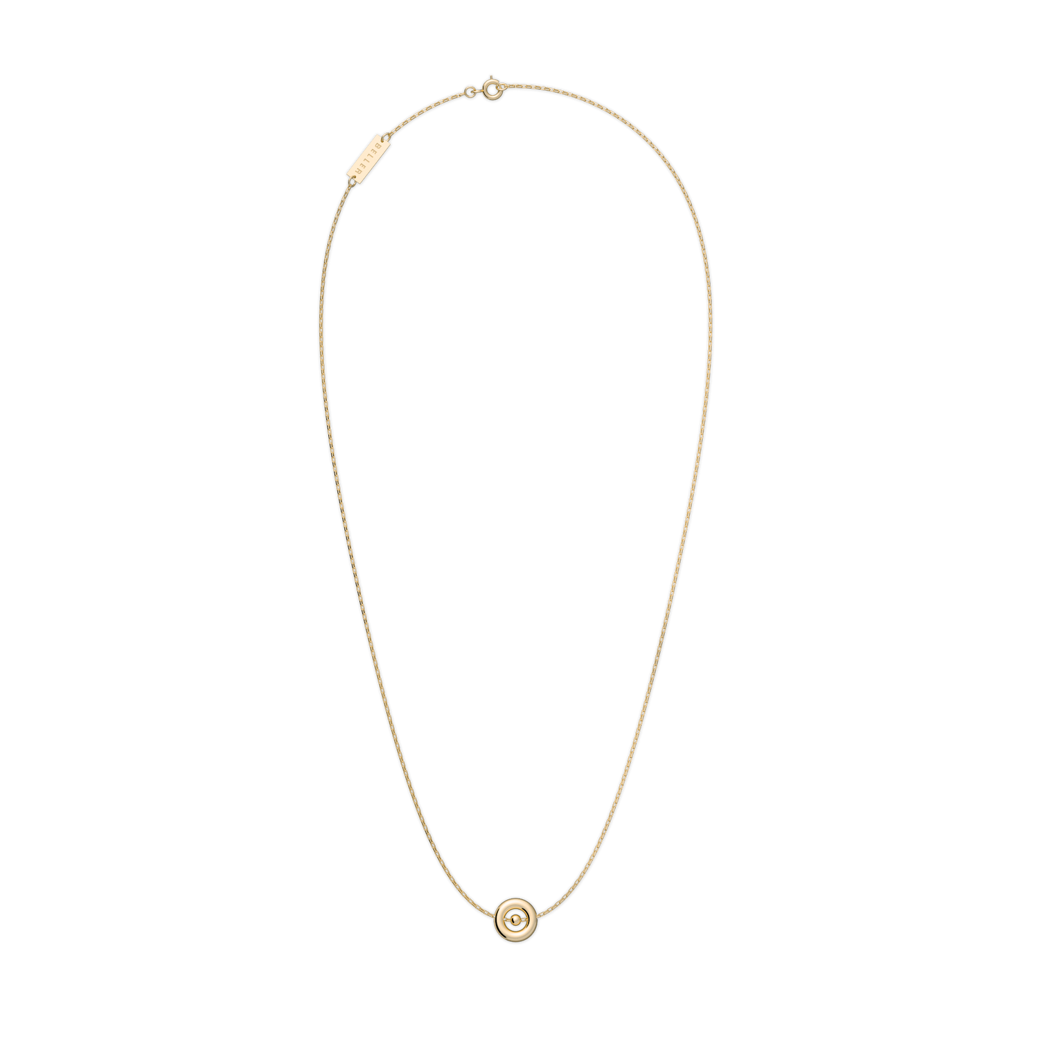 złoty naszyjnik 18K 14K Atelier Beller