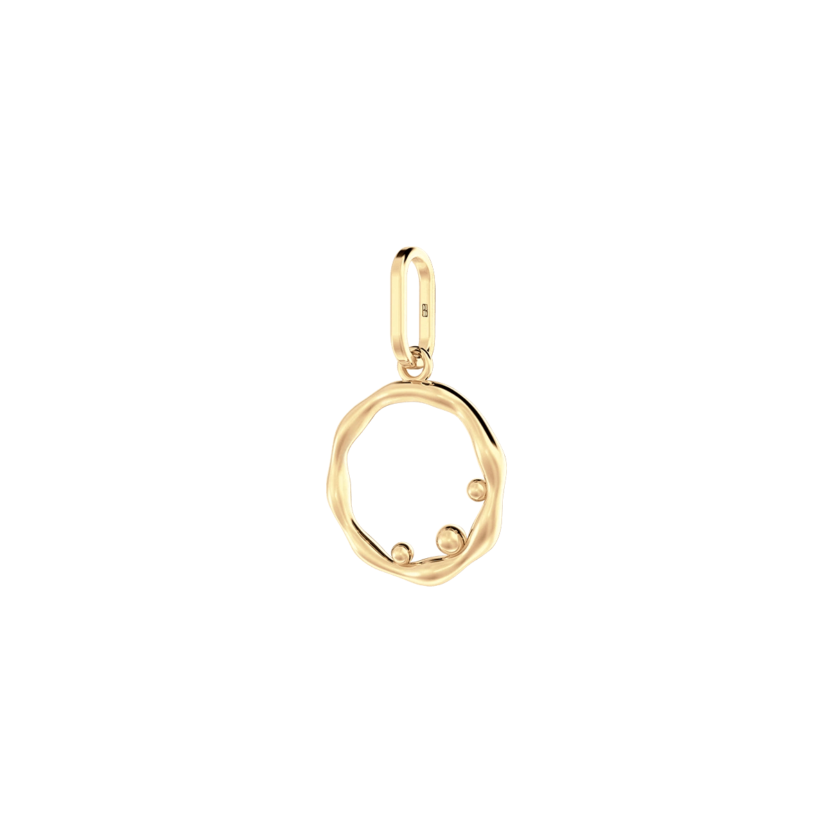 Zawieszka złota Liquid N°6_bizuteria_jubiler_krakow_jubiler_warszawa_atelier_beller_atelier_warszawa_atelier_krakow_bizuteria_personalizowana.
