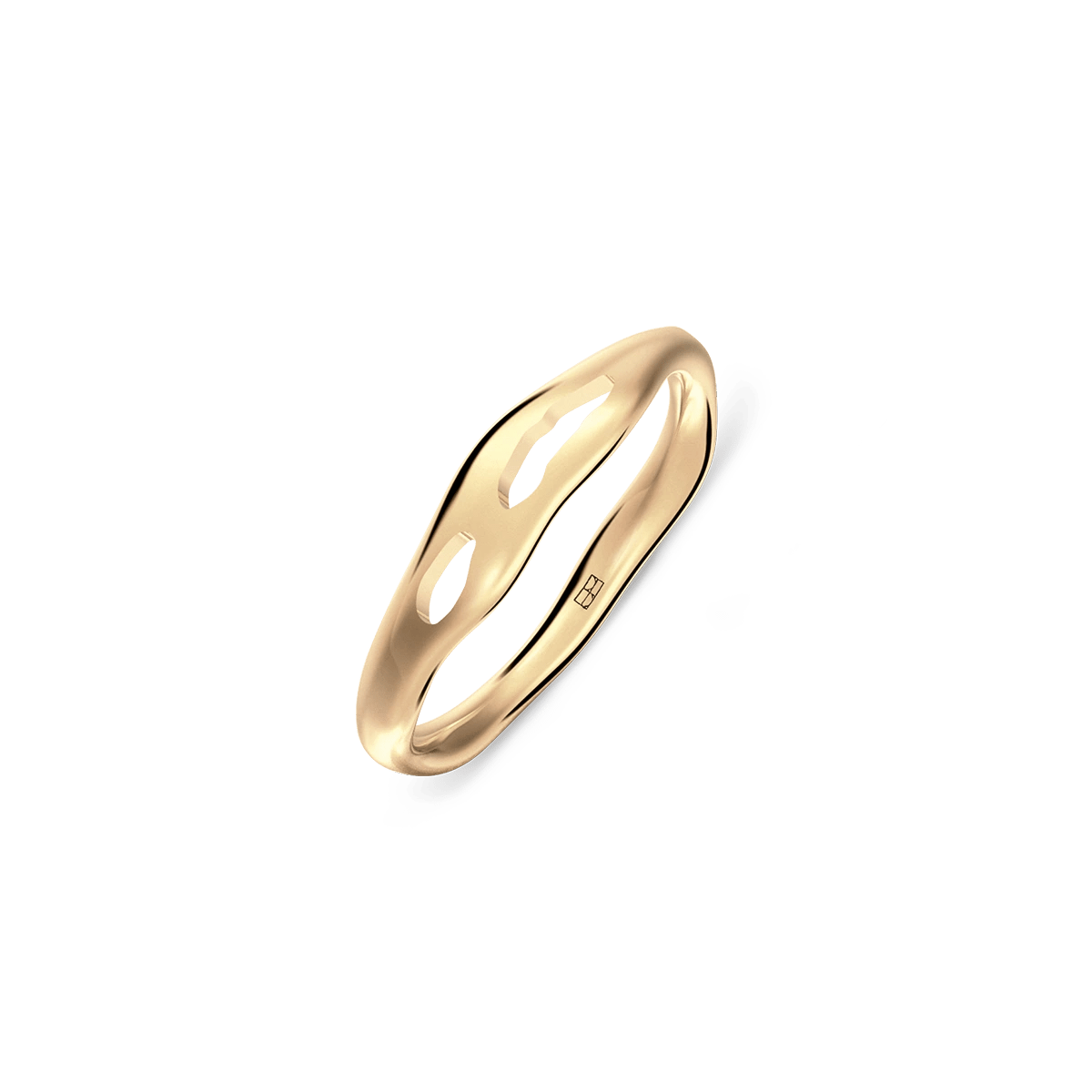 Pierścionek złoty Liquid N°4_bizuteria_jubiler_krakow_jubiler_warszawa_atelier_beller_atelier_warszawa_atelier_krakow_bizuteria_personalizowana.