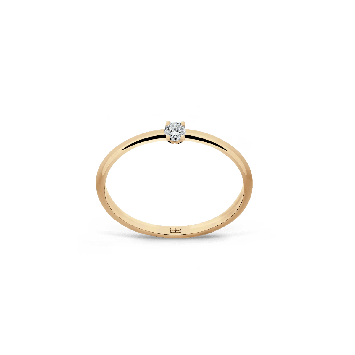BELLER. ATELIER RINGS Pierścionek złoty zaręczynowy z okrągłym brylantem 0,10 CT Promise N°36 Jubiler-Warszawa zlota-bizuteria bizuteria-na-zamowienie hand-made-bizuteria jubiler-krakow bizuteria-sklep-online bizuteria-personalizowana bizuteria-luksusowa bizuteria-ekskluzywna atelier-warszawa atelier-krakow