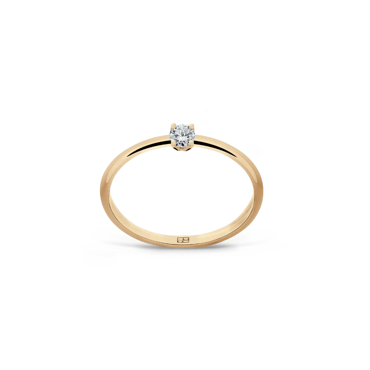 BELLER. ATELIER RINGS Pierścionek złoty zaręczynowy z okrągłym brylantem 0,15 CT Promise N°37 Jubiler-Warszawa zlota-bizuteria bizuteria-na-zamowienie hand-made-bizuteria jubiler-krakow bizuteria-sklep-online bizuteria-personalizowana bizuteria-luksusowa bizuteria-ekskluzywna atelier-warszawa atelier-krakow