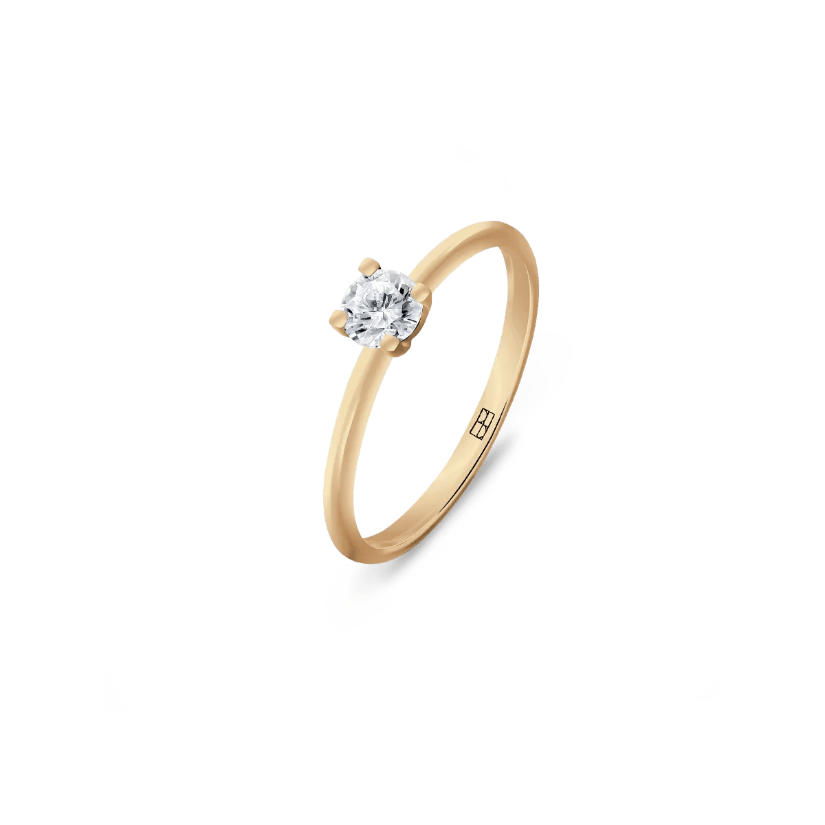 BELLER. ATELIER RINGS Pierścionek złoty zaręczynowy z okrągłym brylantem 0,20 CT Promise N°38 Jubiler-Warszawa zlota-bizuteria bizuteria-na-zamowienie hand-made-bizuteria jubiler-krakow bizuteria-sklep-online bizuteria-personalizowana bizuteria-luksusowa bizuteria-ekskluzywna atelier-warszawa atelier-krakow