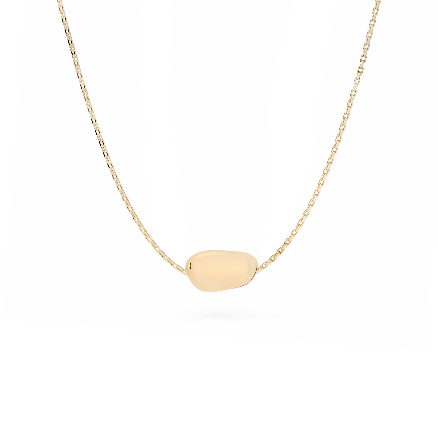 Złoty naszyjnik Pearl złoto 14k 18k 585 jubiler złotnik biżuteria personalizowana złota Warszawa Kraków atelier BELLER