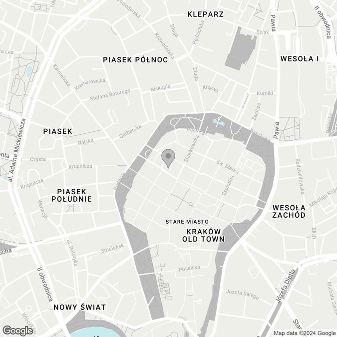 mapa dojazdu do jubilera BELLER Kraków