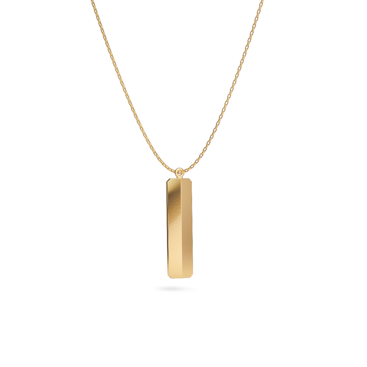 Gold necklace Angle N°1