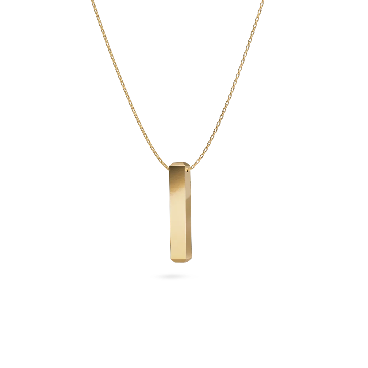 Gold necklace Angle N°2