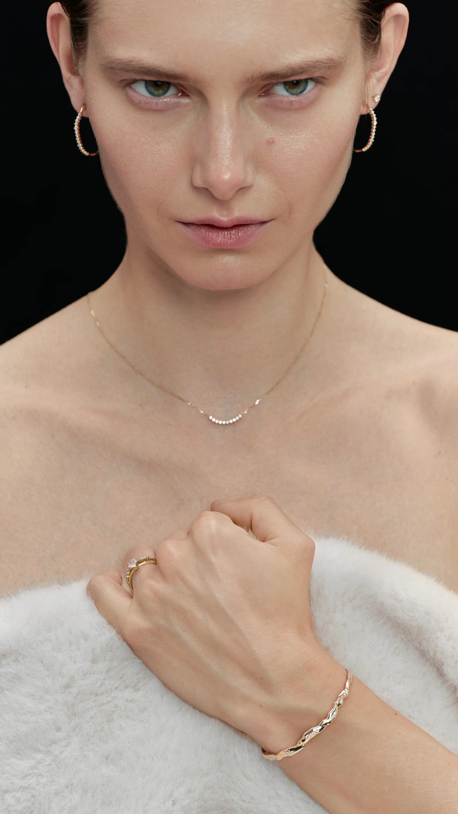 Golden jewellery