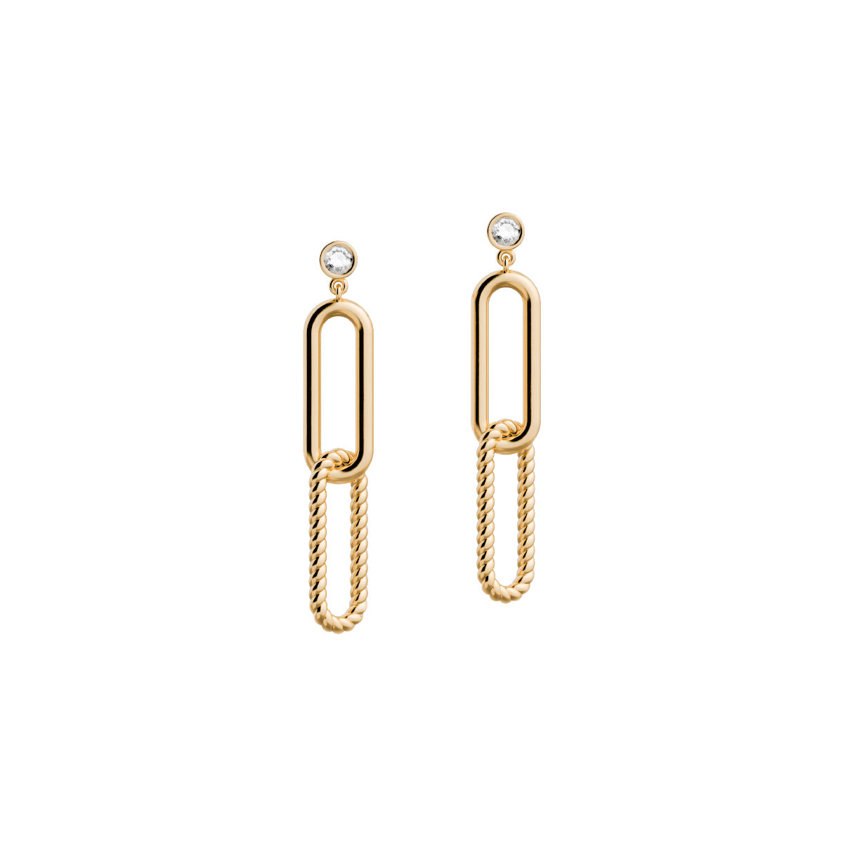 Gold earrings Elements N°4