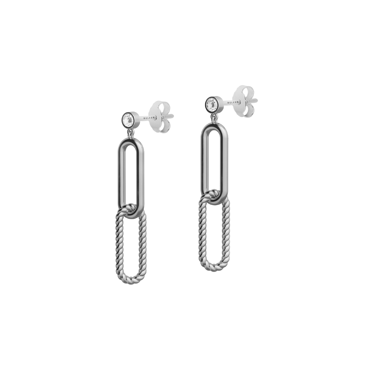 Silver earrings Elements N°4