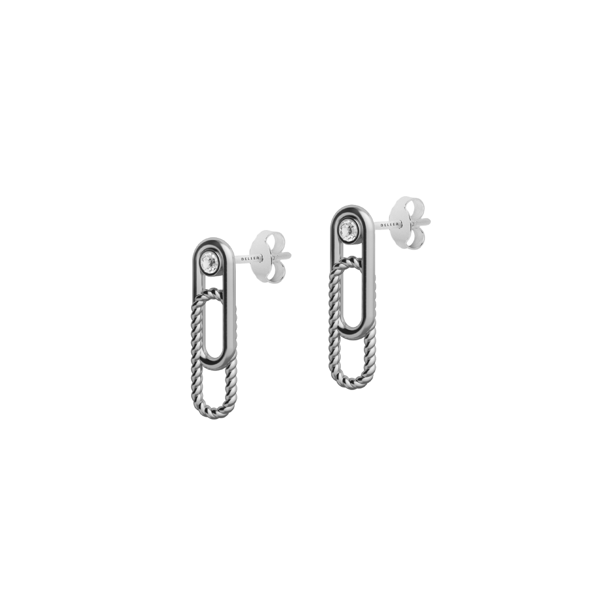 Silver earrings Elements N°2