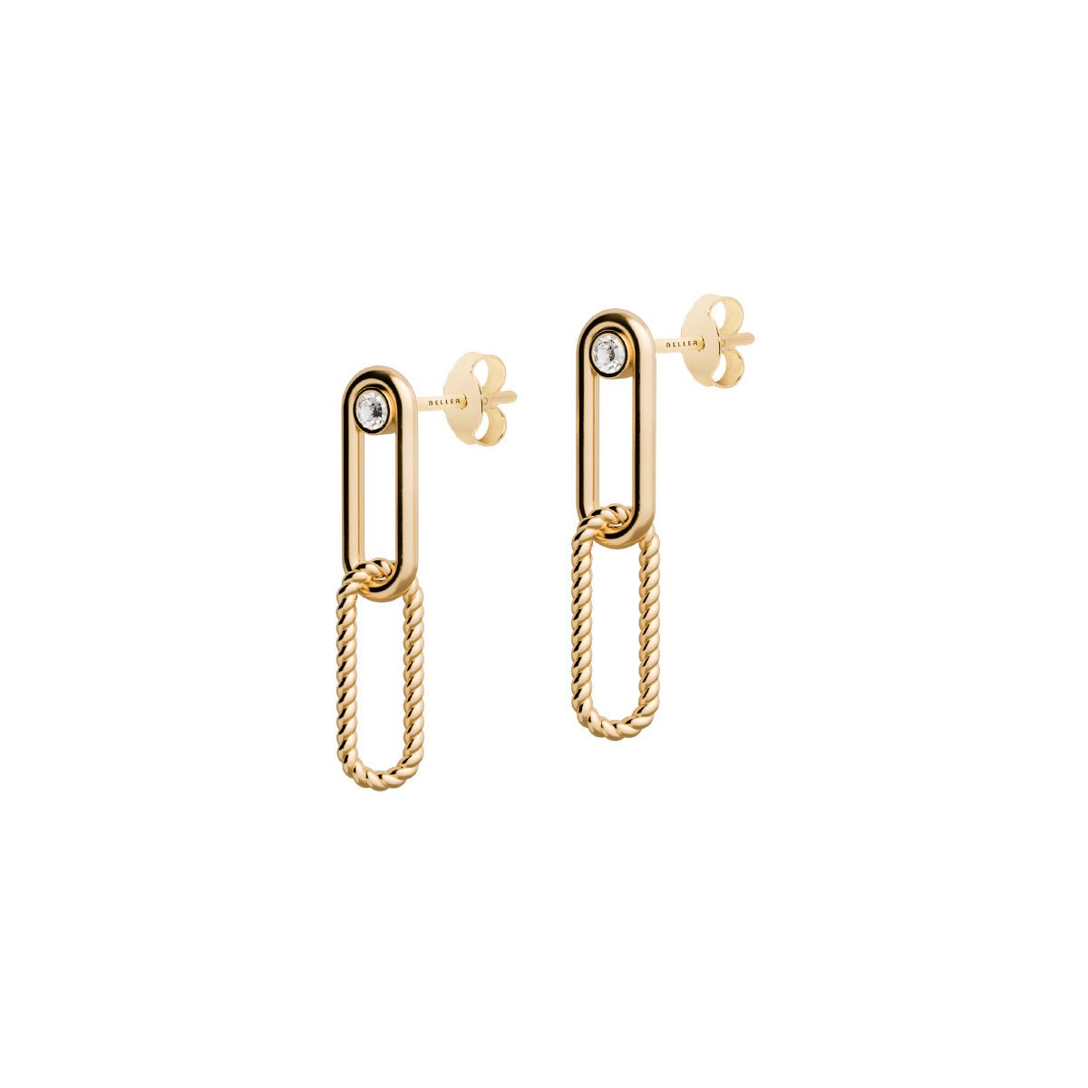 Gold earrings Elements N°5
