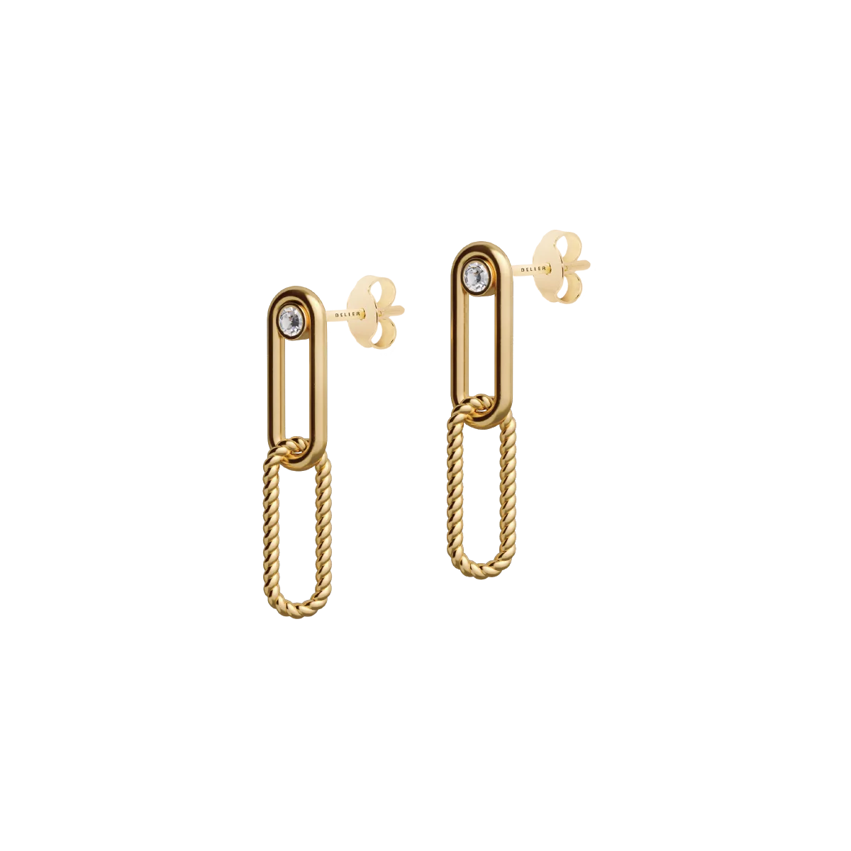 Gold earrings Elements N°5