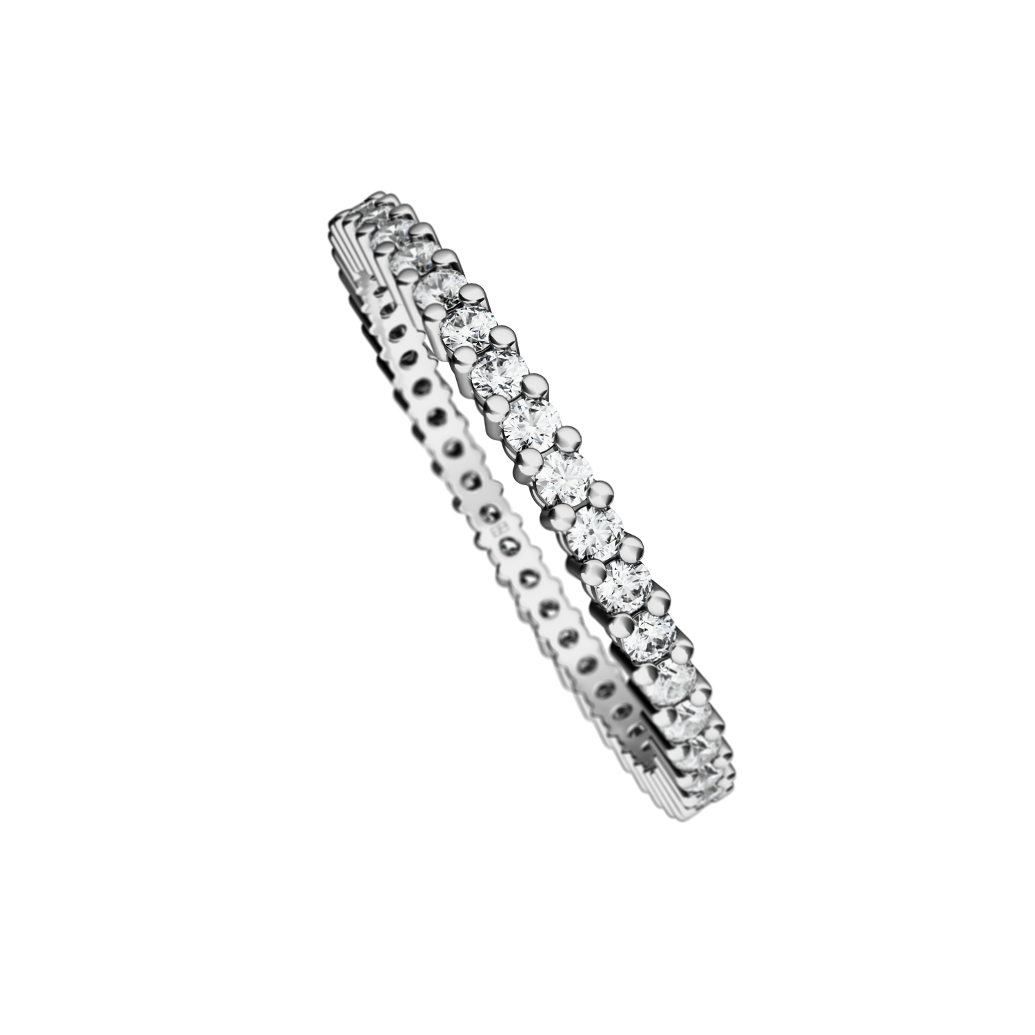 Złota obrączka BELLER Bridal N°6, złoto 585/750, ręcznie robiona biżuteria z naturalnymi brylantami, ujęcie 2
