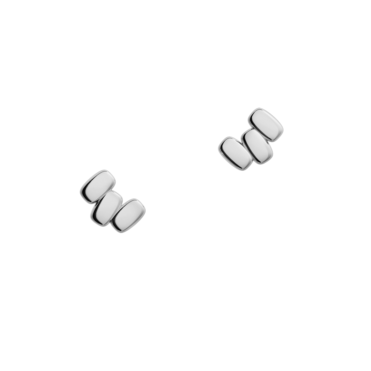 Kolczyki srebrne Cube N°3