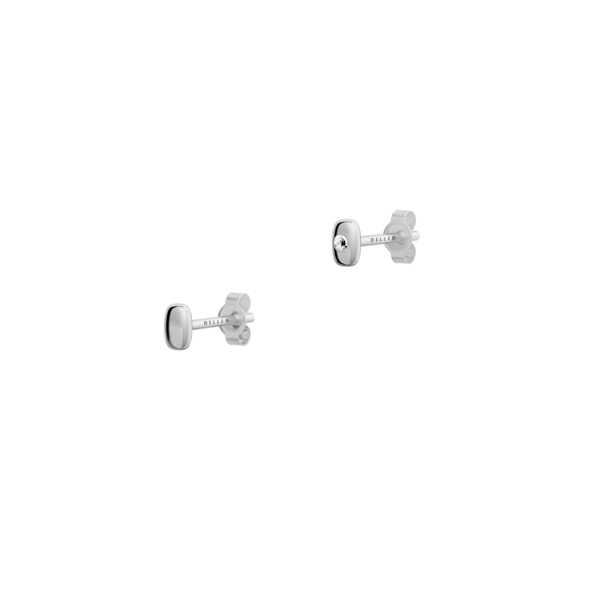 Kolczyki srebrne Cube N°5