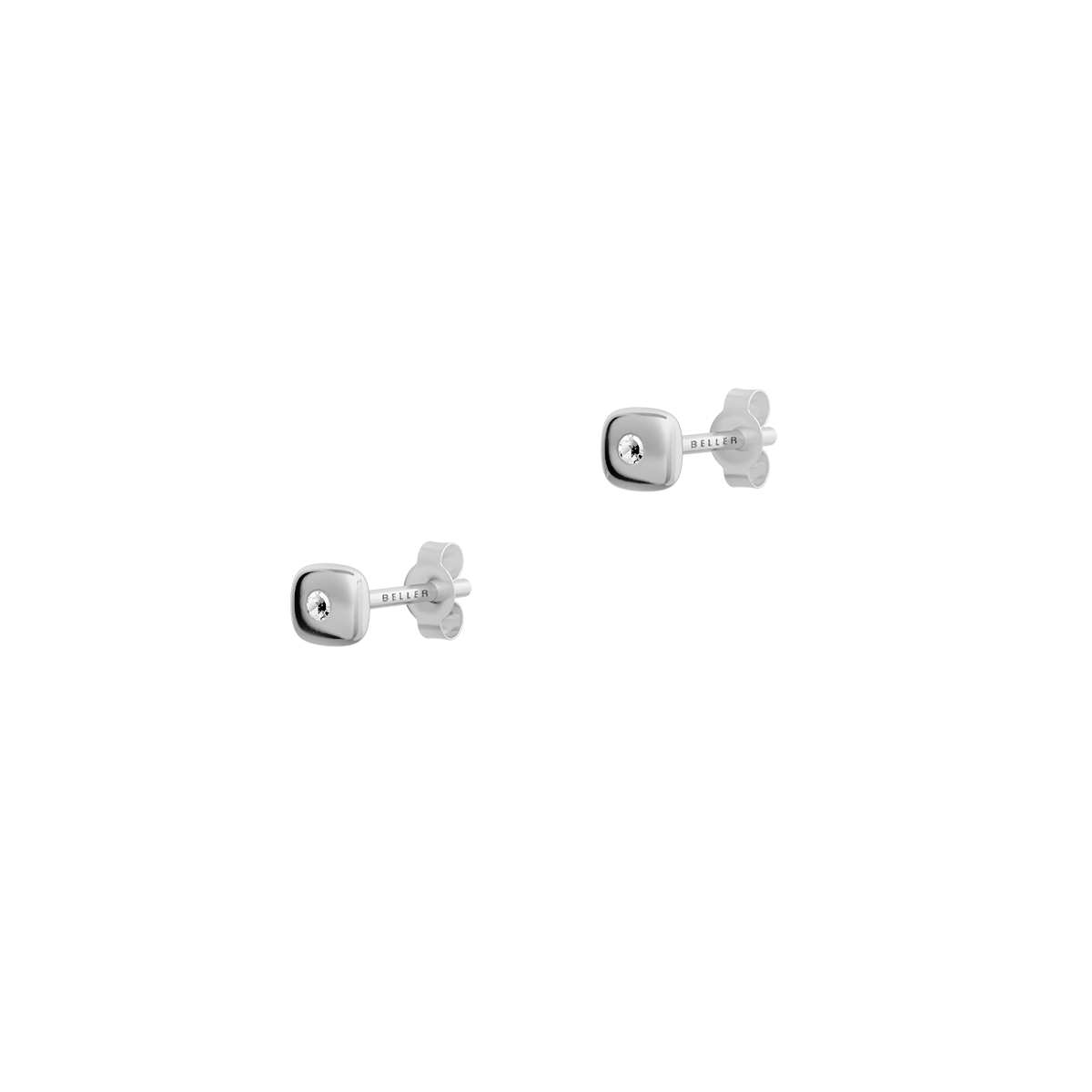 Kolczyki srebrne Cube N°1