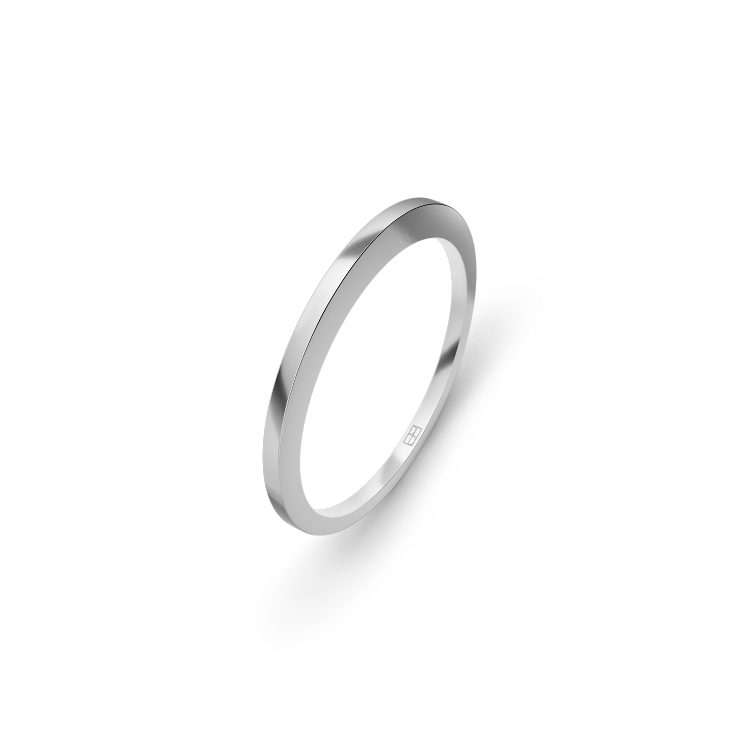 Silver ring Round N°11