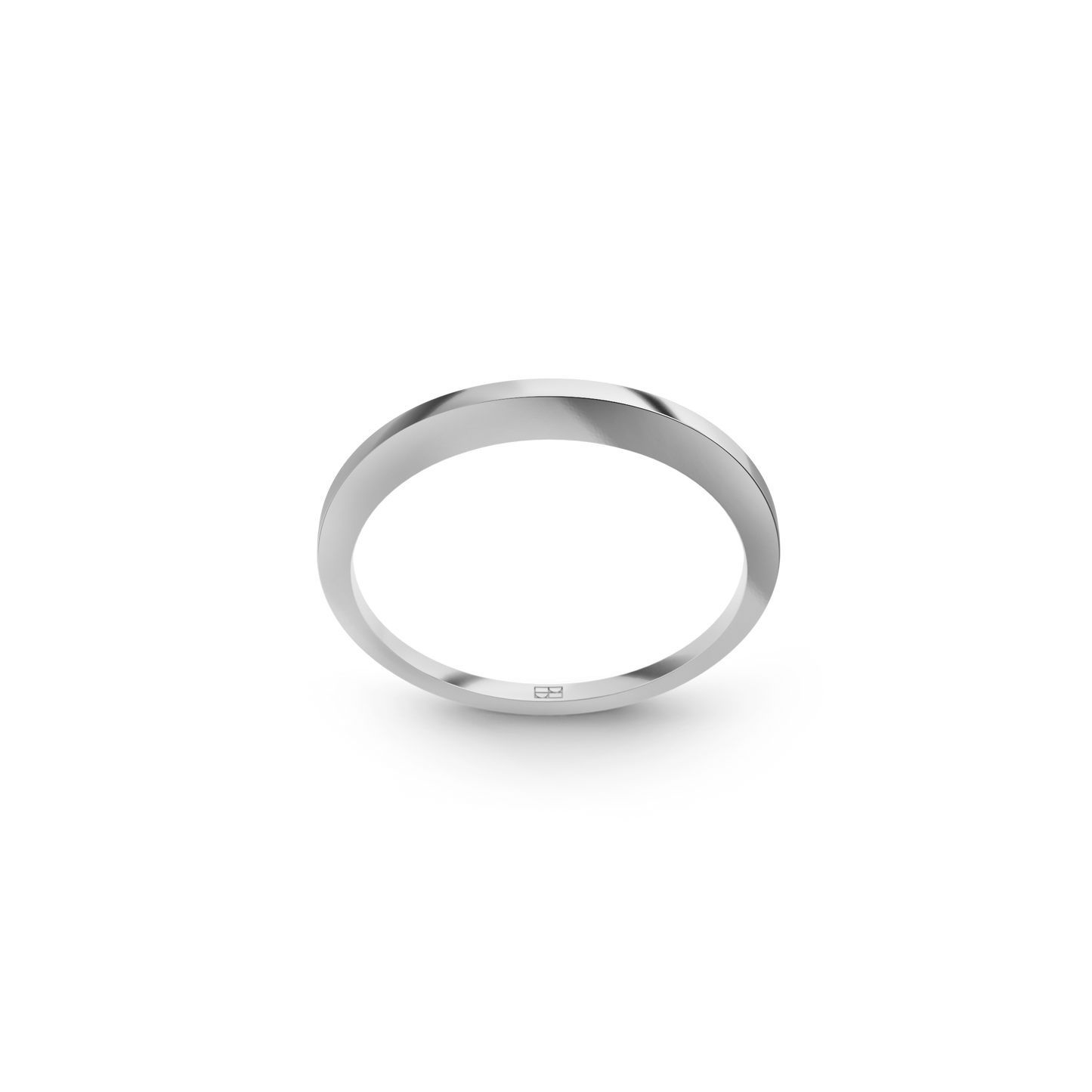 Silver ring Round N°11