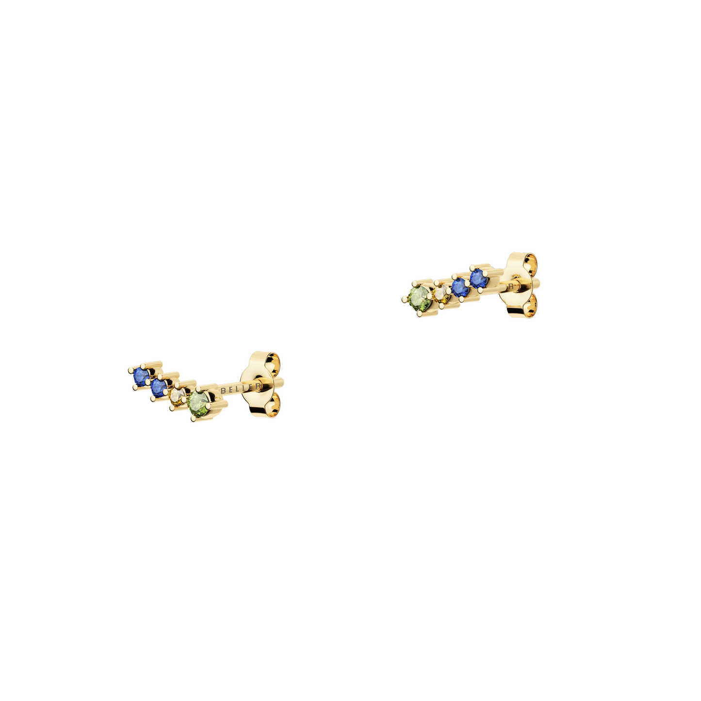 Kolczyki złote Witraż krakowski N°1