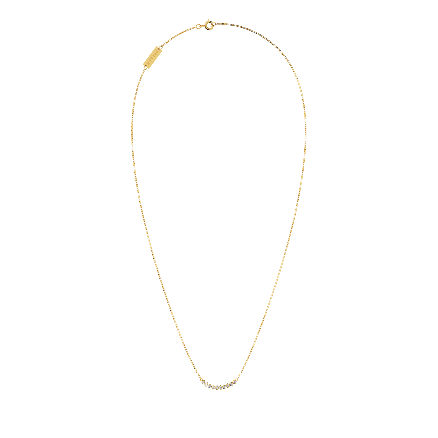 Naszyjnik złoty Promise z brylantami N°1