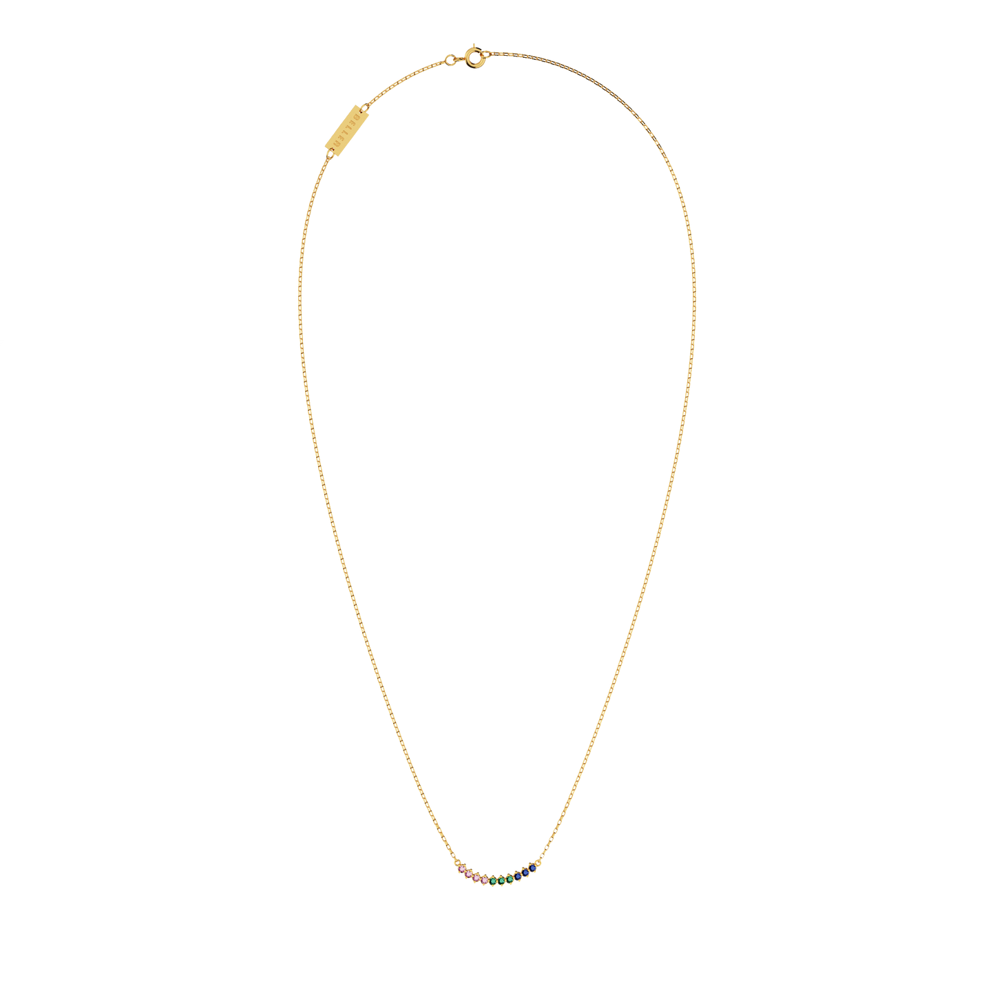 Naszyjnik złoty Witraż krakowski N°3