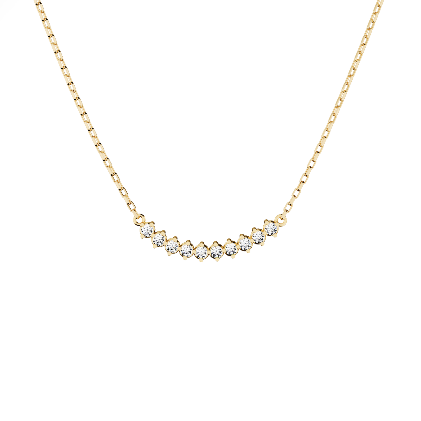 Naszyjnik złoty Promise z brylantami N°1