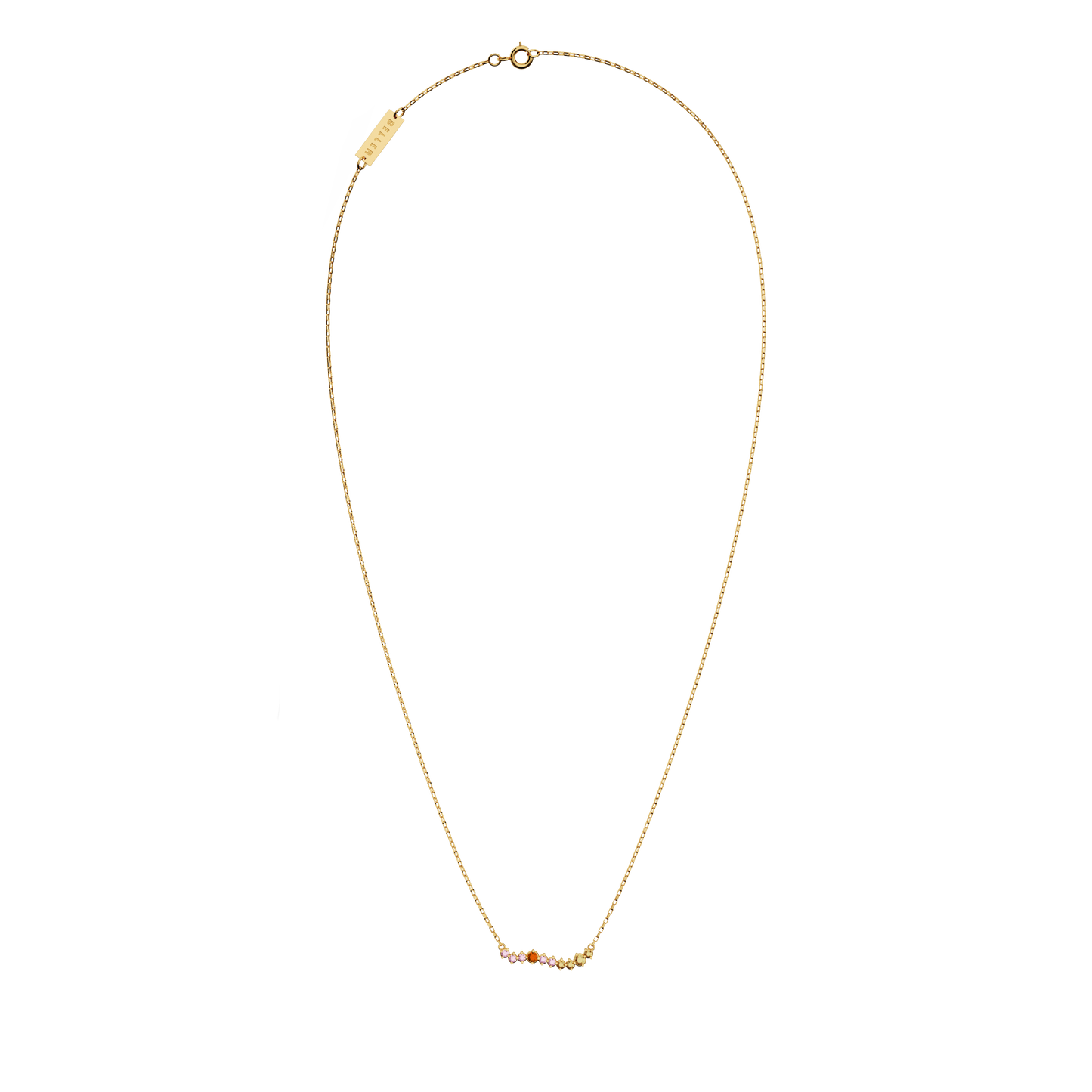 Naszyjnik złoty Witraż krakowski N°2