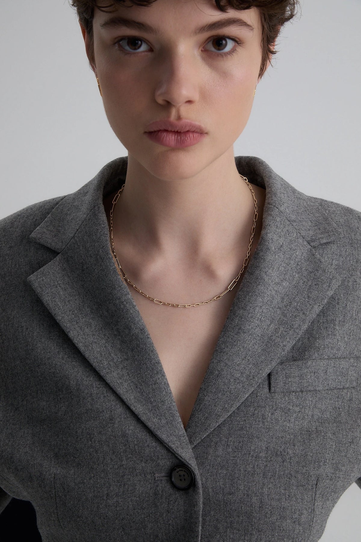 Gold necklace Elements N°3