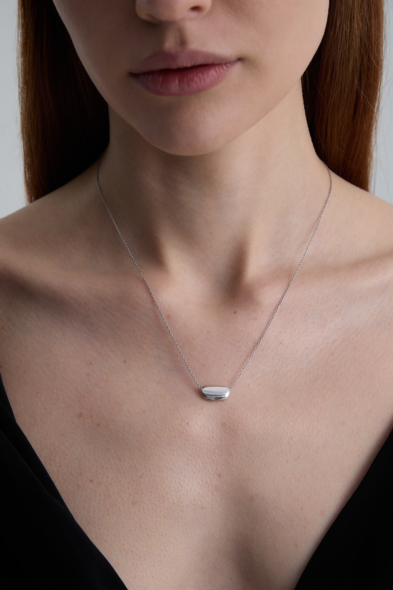 Srebrny naszyjnik Pearl próby 925 Atelier Beller