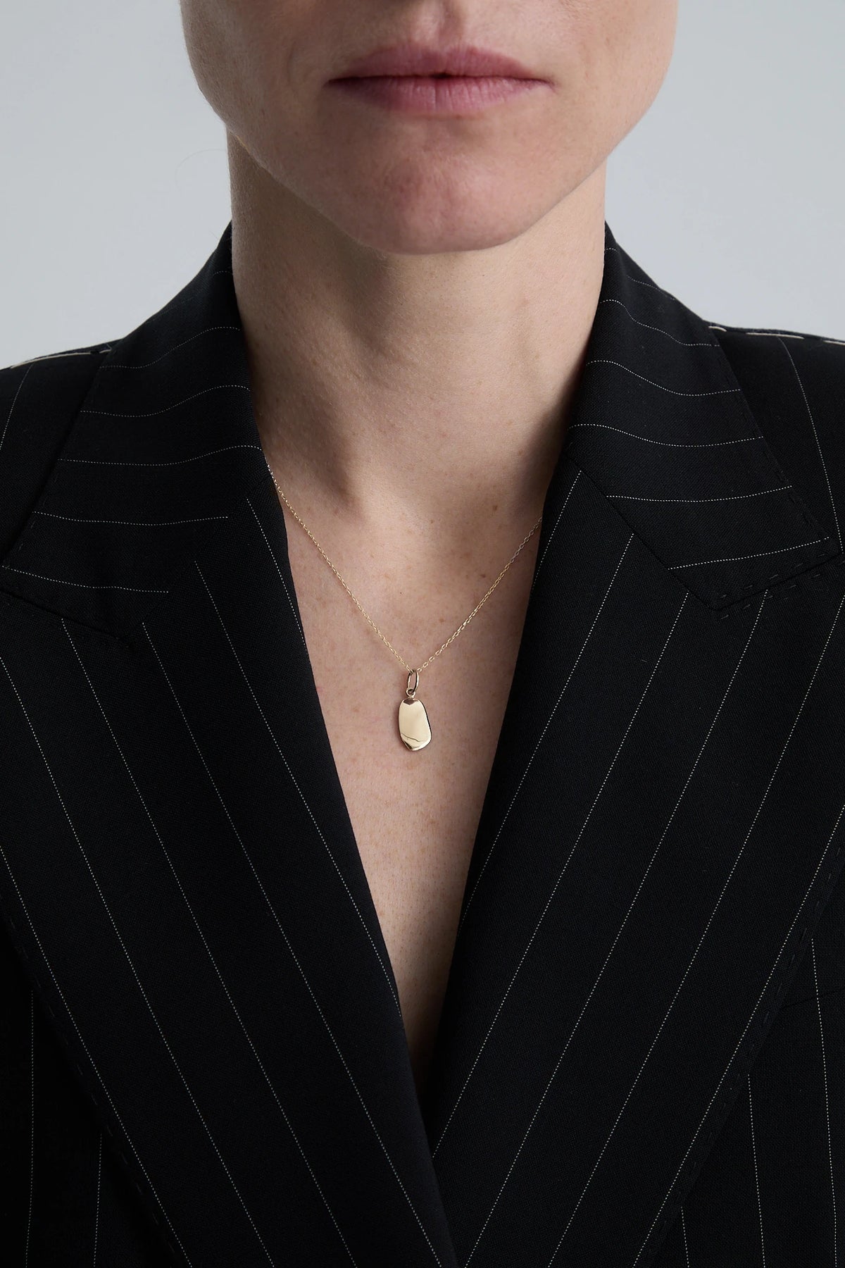 Gold pendant Pearl N°4