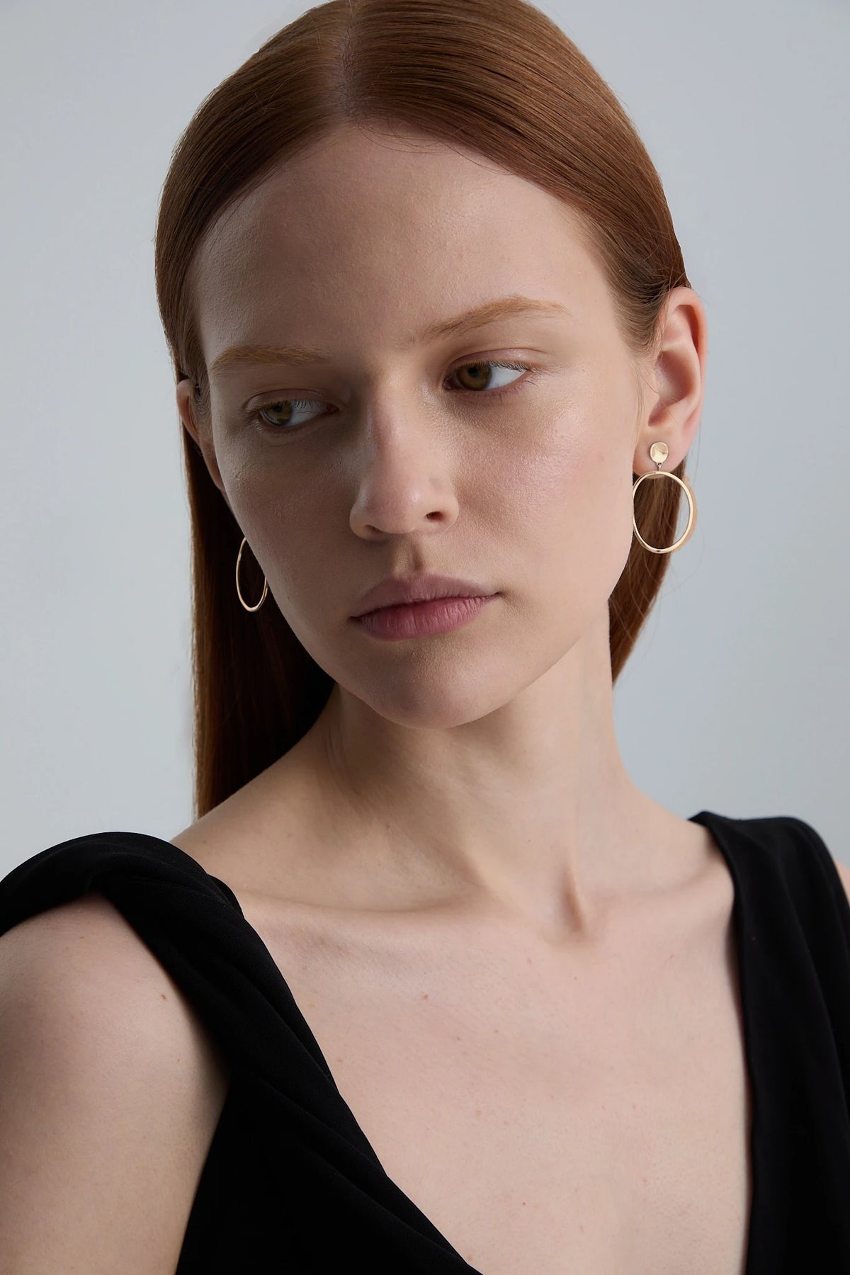 Gold earrings Raw N°20