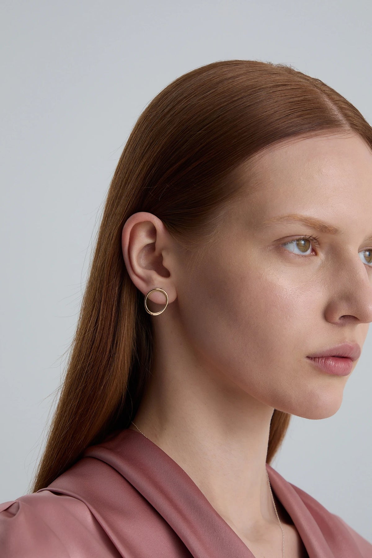 Gold earrings Raw N°13