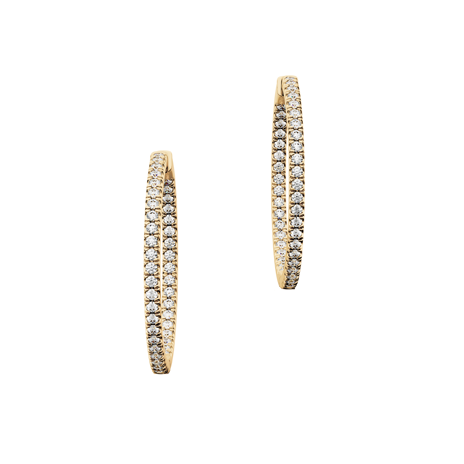 Złote kolczyki BELLER Bridal N°7, złoto 585/750, ręcznie robiona biżuteria z naturalnymi brylantami
