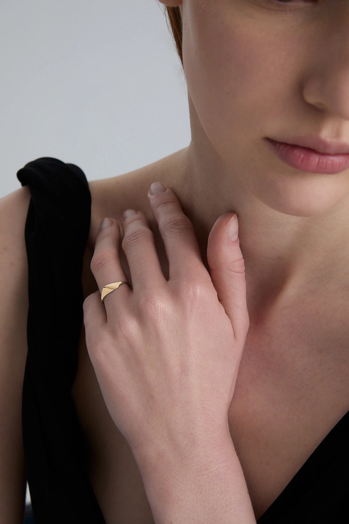 Gold ring Raw N°6