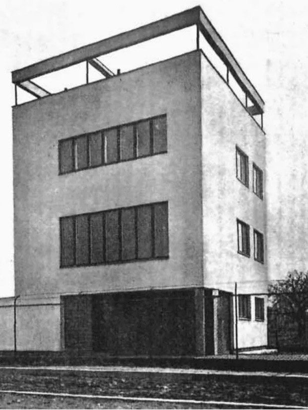 Dom własny i pracownia Jadwigi Dobrzyńskiej oraz Zygmunta Łobody w Warszawie, fotografia archiwalna