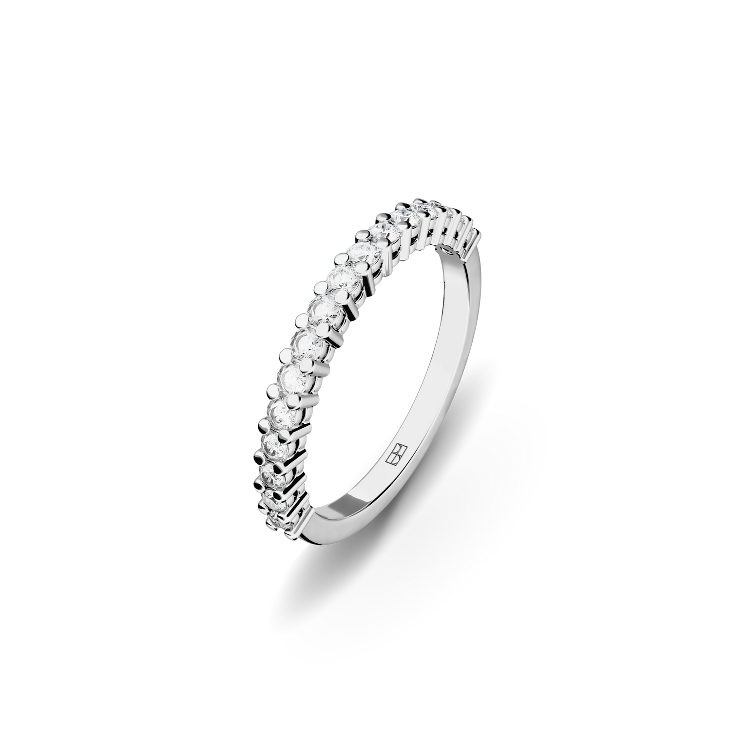 Obrączka złota z brylantami Bridal N°4