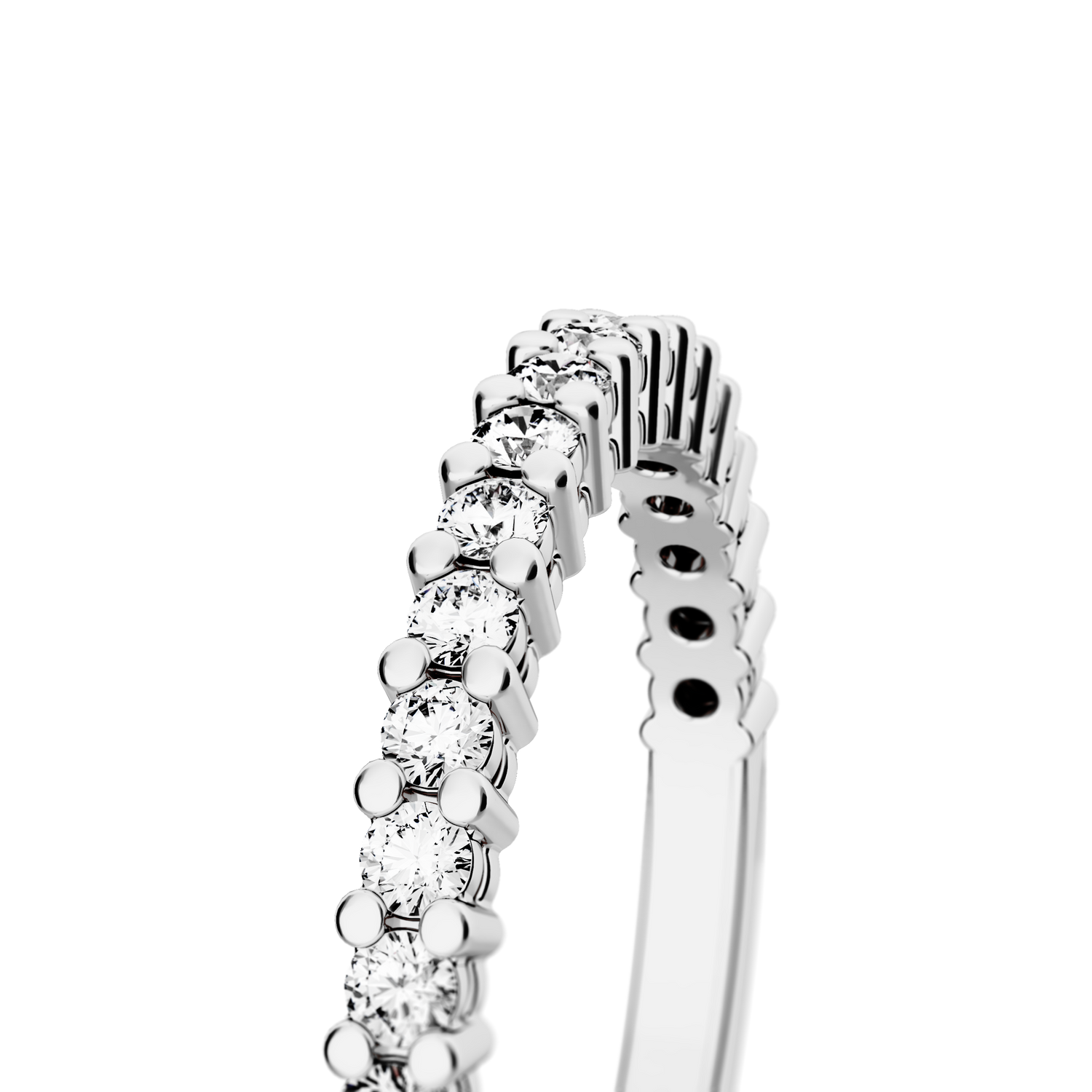 Złota obrączka BELLER Bridal N°4, złoto 585/750, ręcznie robiona biżuteria z naturalnymi brylantami, ujęcie 2