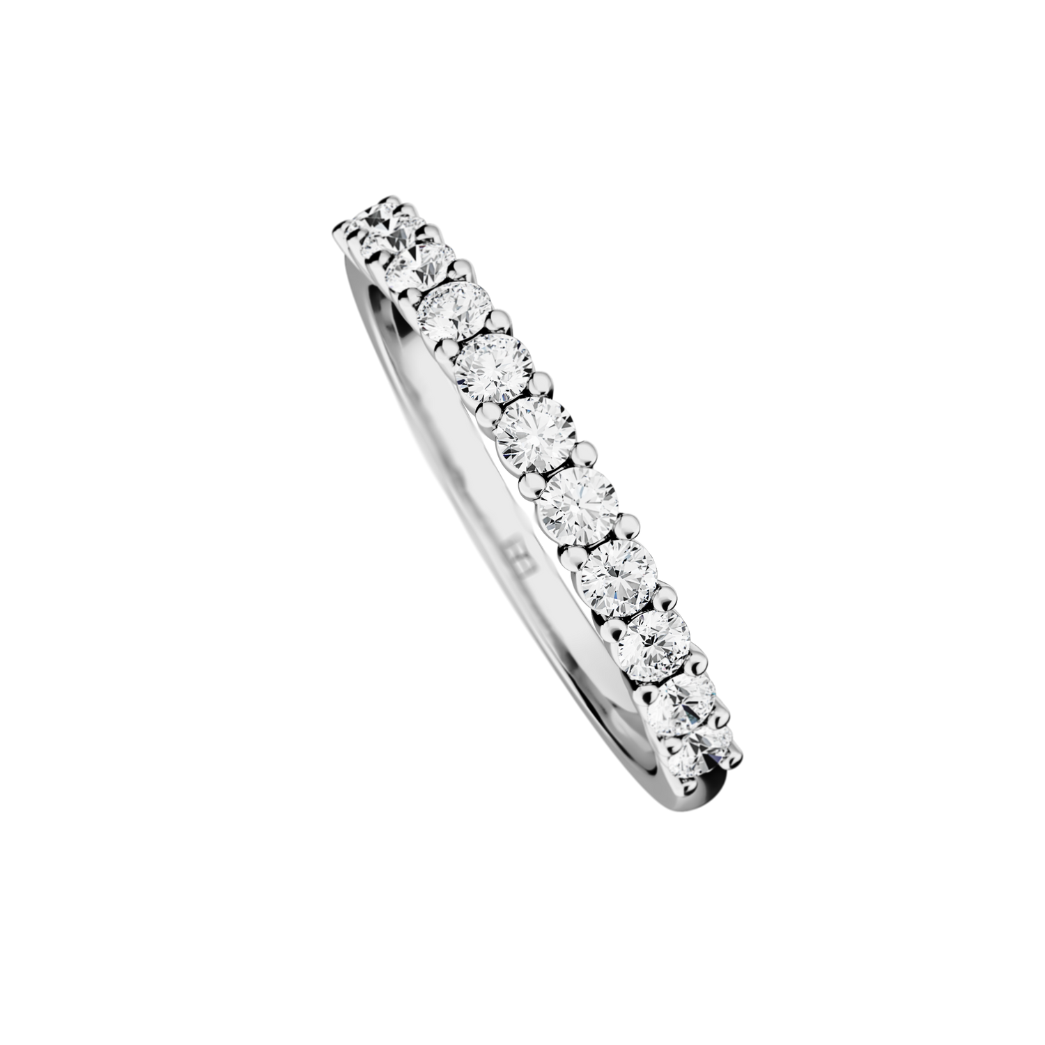 Złota obrączka BELLER Bridal N°5, złoto 585/750, ręcznie robiona biżuteria z naturalnymi brylantami, ujęcie 2