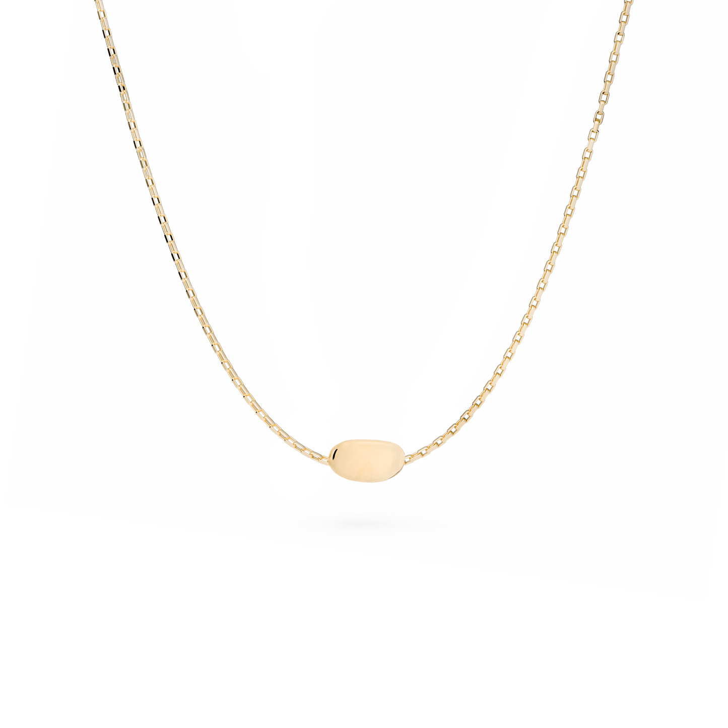 Gold necklace Pearl N°1